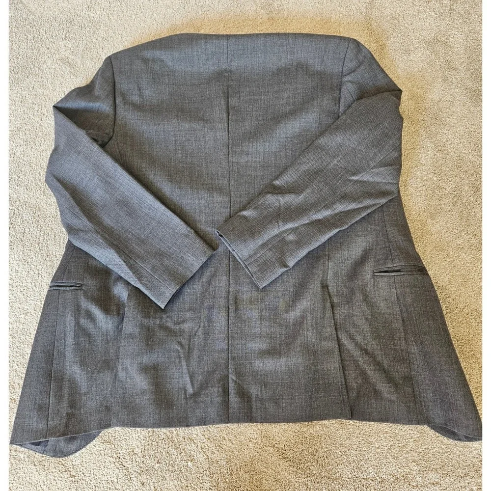 J.Crew Ludlow Suit Jacket Mens 42R Gray Tollegno 1900 Wool Blazer Italian Fabric